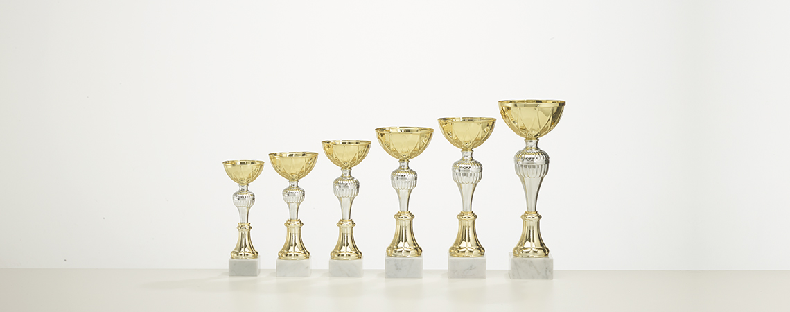 Pokal Dortmund- Gold und Silber
