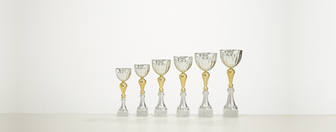 Pokal Vaduz - Gold und Silber
